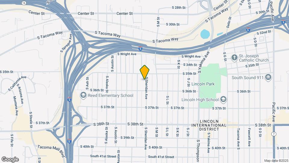 3522 S Sheridan Ave Map and Location Details
