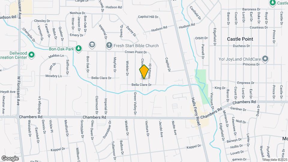 10112 Cloverdale Dr Mapa y Detalles de la Ubicación