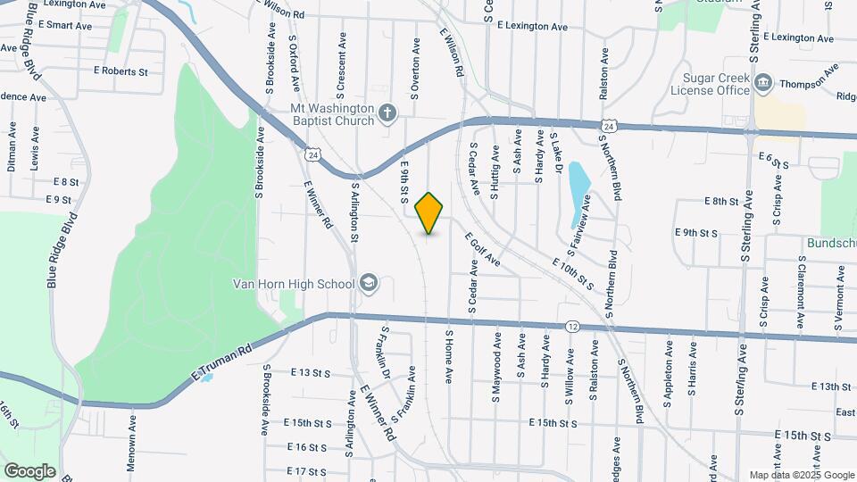 921 S Hawthorne Ave Map and Location Details