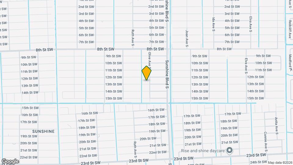 3120 13th St SW Map and Location Details