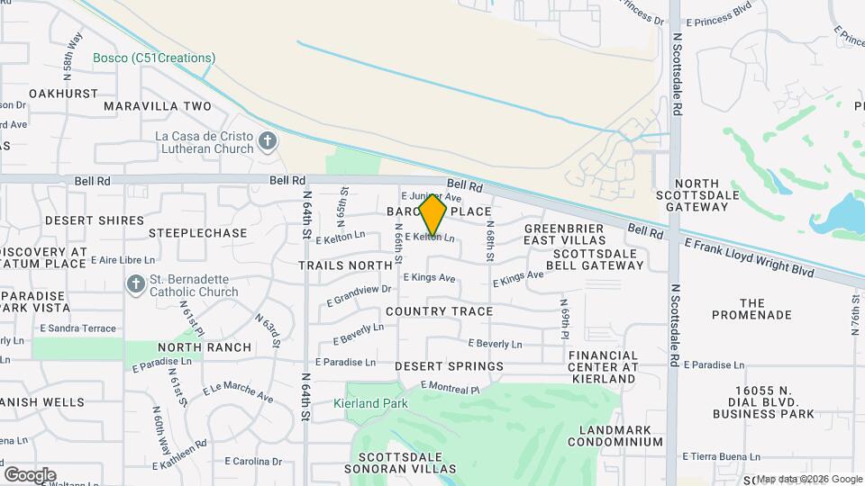 6707 E Kelton Ln Map and Location Details