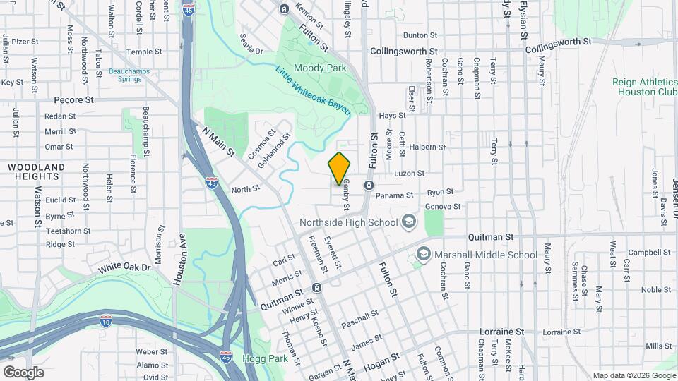 913 Panama St Map and Location Details