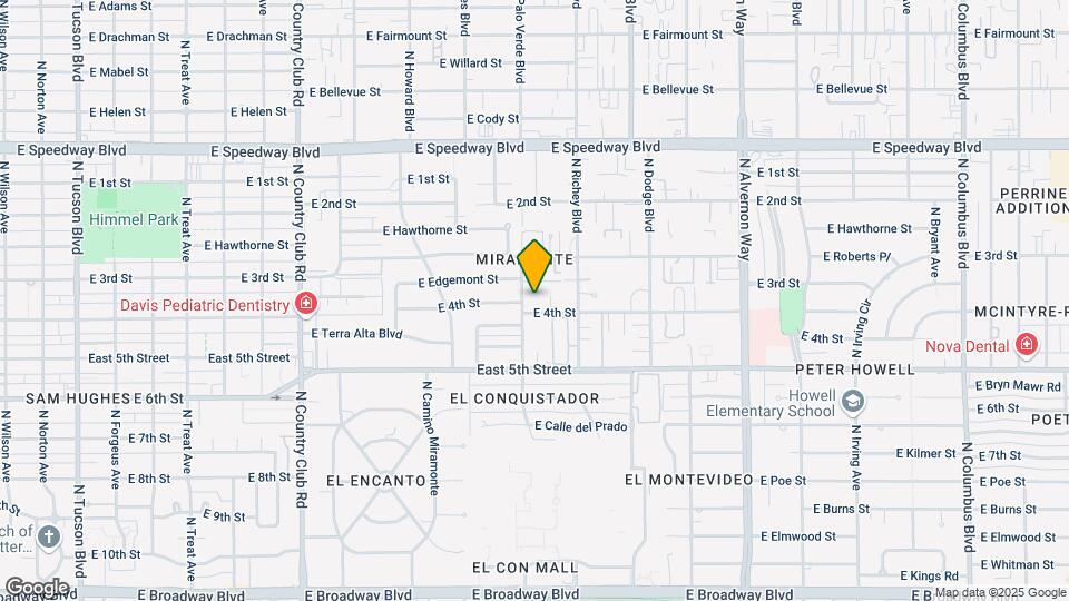 716 N Palo Verde Blvd Mapa y Detalles de la Ubicación