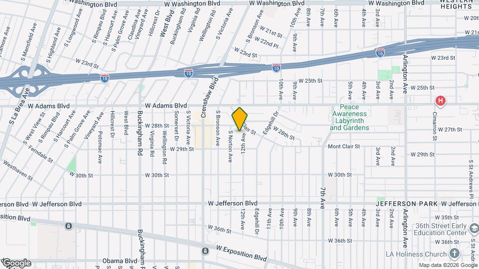 2817 12th Ave Mapa y Detalles de la Ubicación