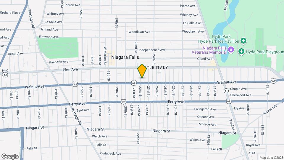 609 22nd St Map and Location Details