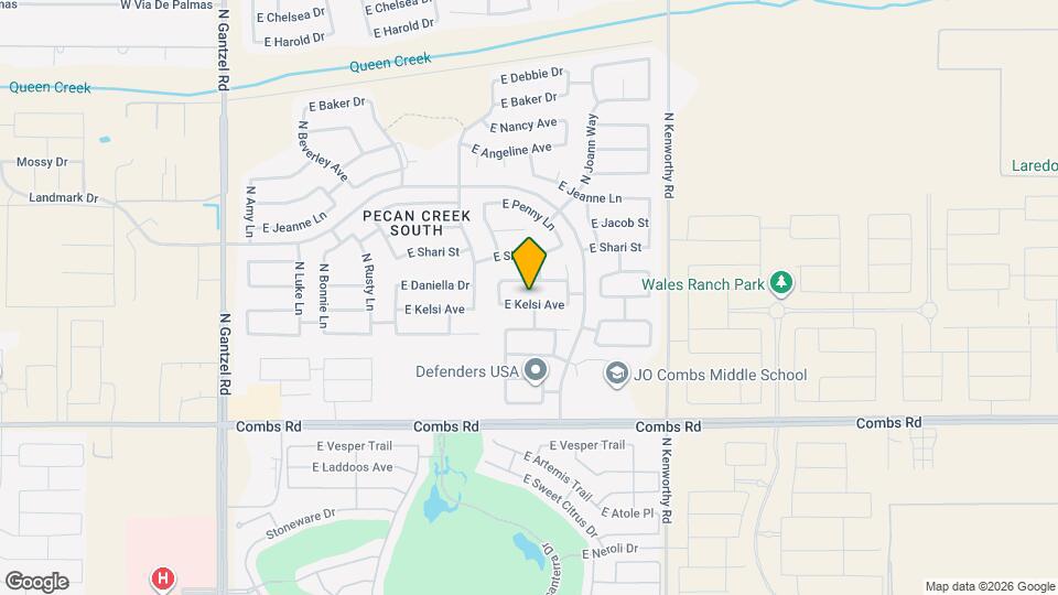 1352 E Kelsi Ave Map and Location Details