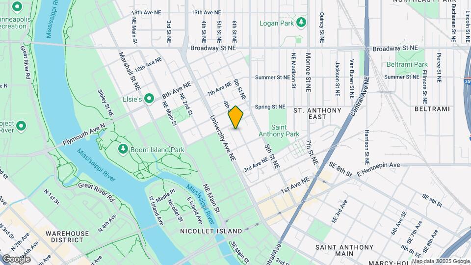 430 4th St NE, Unit Upper Map and Location Details