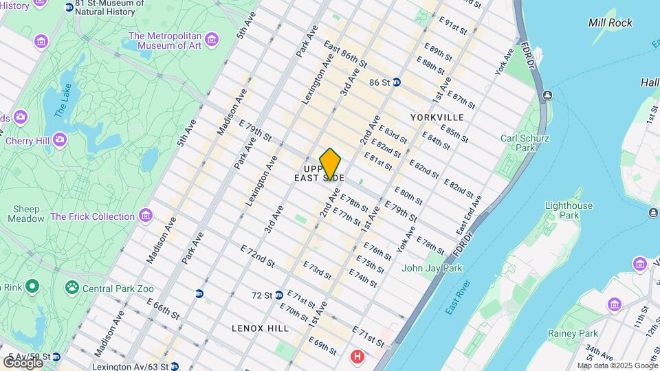 263 E 78th St Mapa y Detalles de la Ubicación