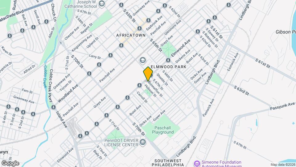 2516 BONAFFON St Map and Location Details