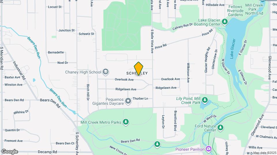 1944 Overlook Ave Map and Location Details