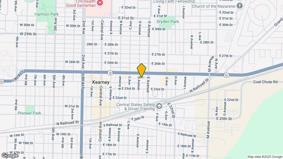 2407 D Ave Map and Location Details
