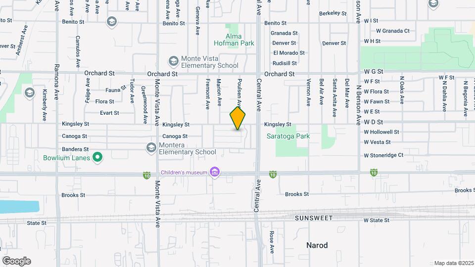 5216 Canoga St Map and Location Details