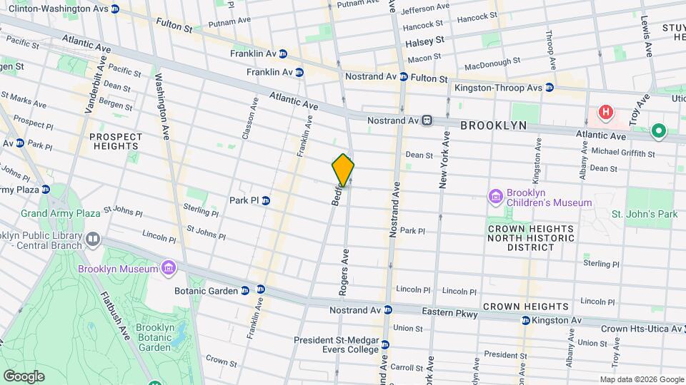 1403 Bedford Ave, Unit 1 Map and Location Details