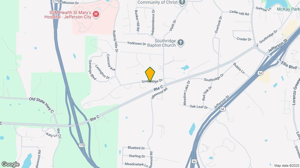 2305 Southridge Dr Map and Location Details