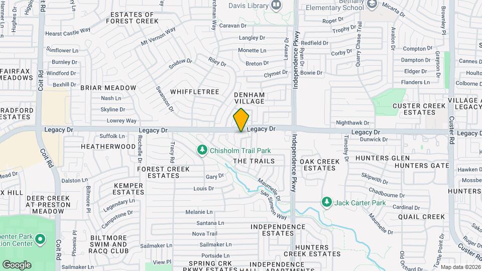 3221 Corning Dr Map and Location Details
