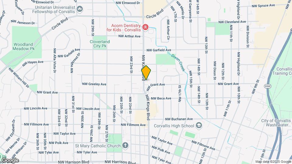 1311 NW Kings Blvd Map and Location Details