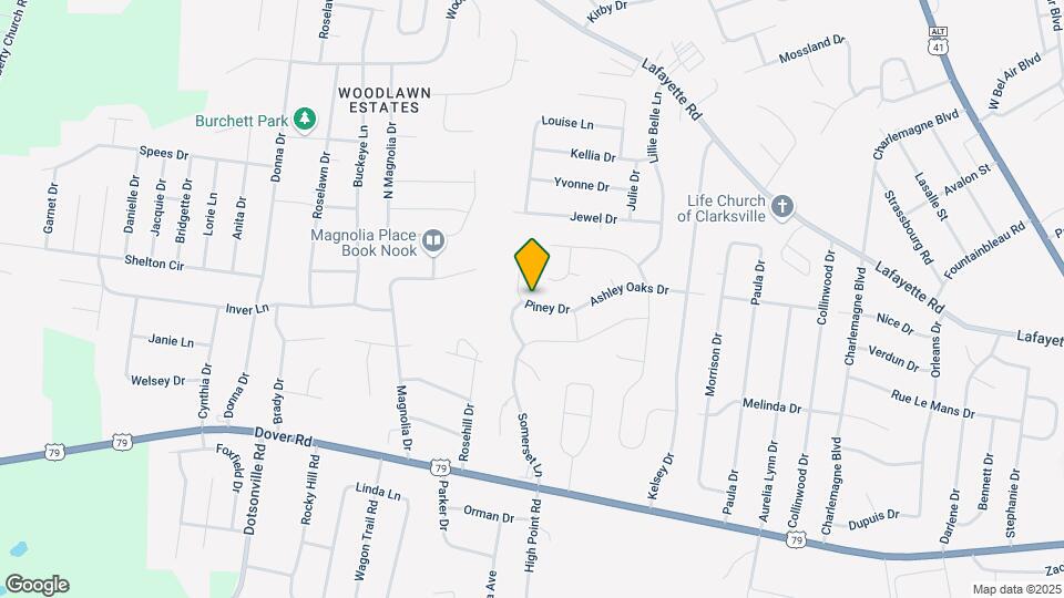 420 Piney Dr Map and Location Details