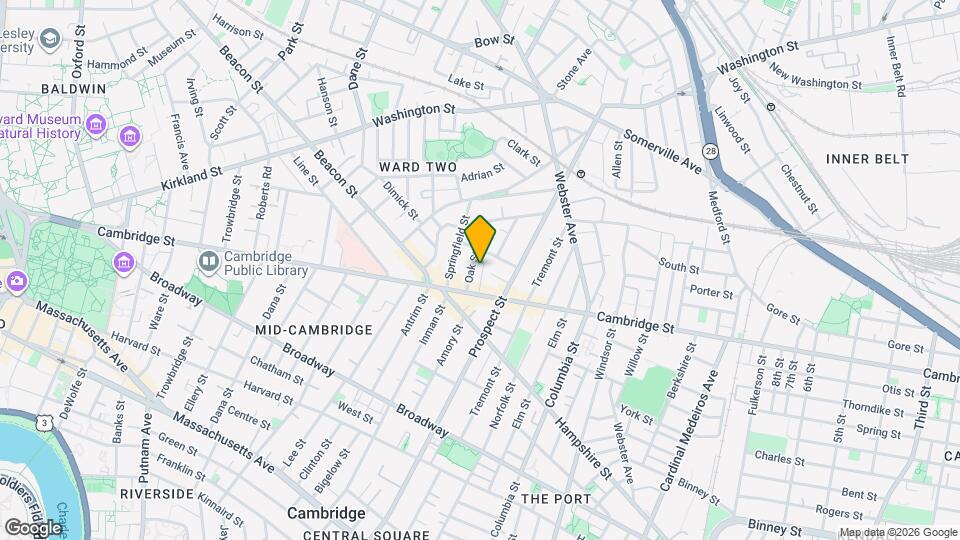 21 Oakland St, Unit 2 Mapa y Detalles de la Ubicación