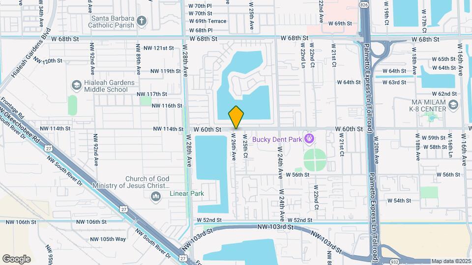 2580 W 60th St Map and Location Details