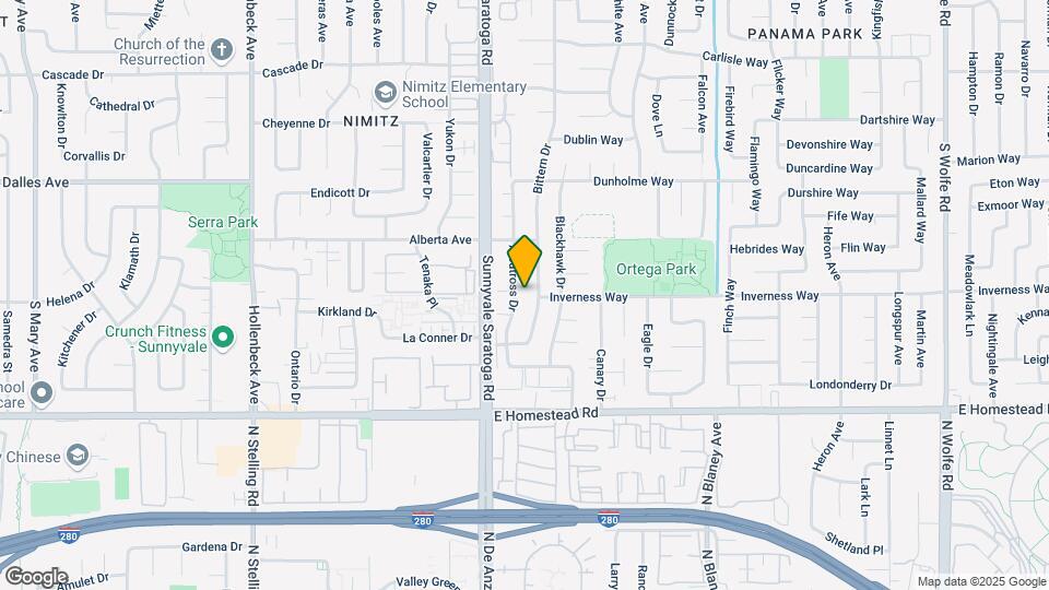 1598 Albatross Dr Map and Location Details