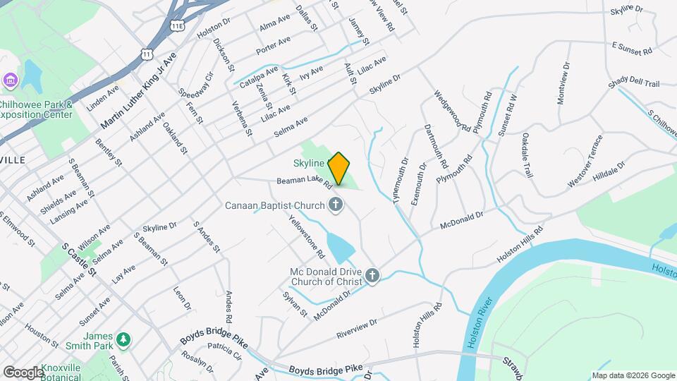 1100 Beaman Lake Rd Map and Location Details