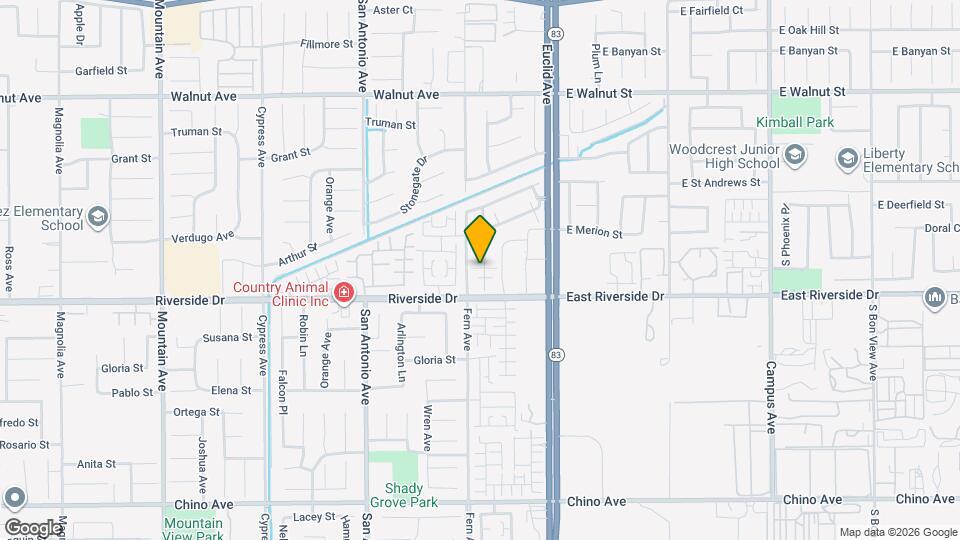 2940 S Via Belamaria Map and Location Details