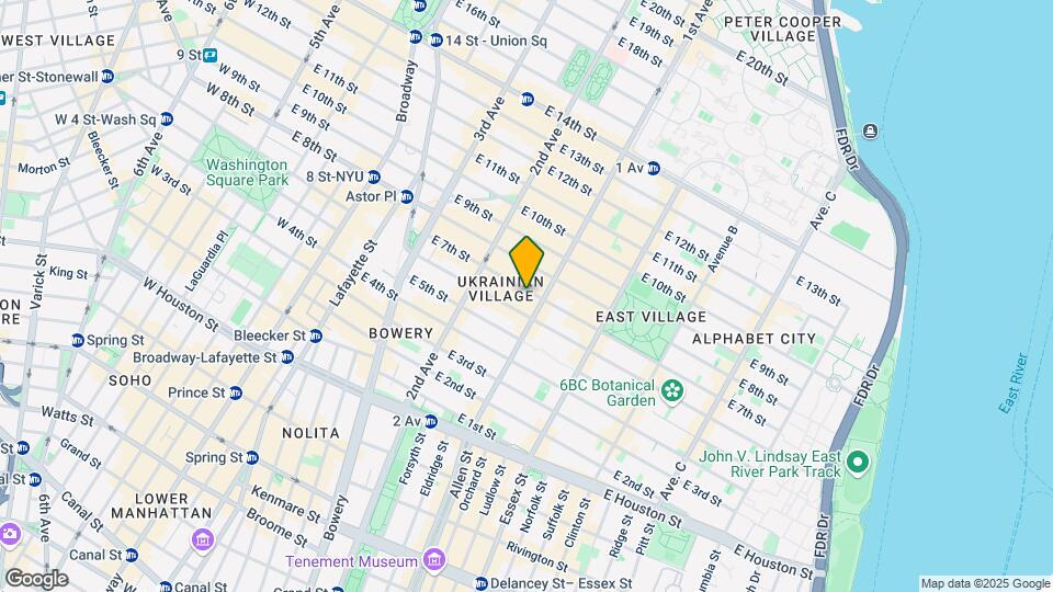 82 E 7th St Mapa y Detalles de la Ubicación