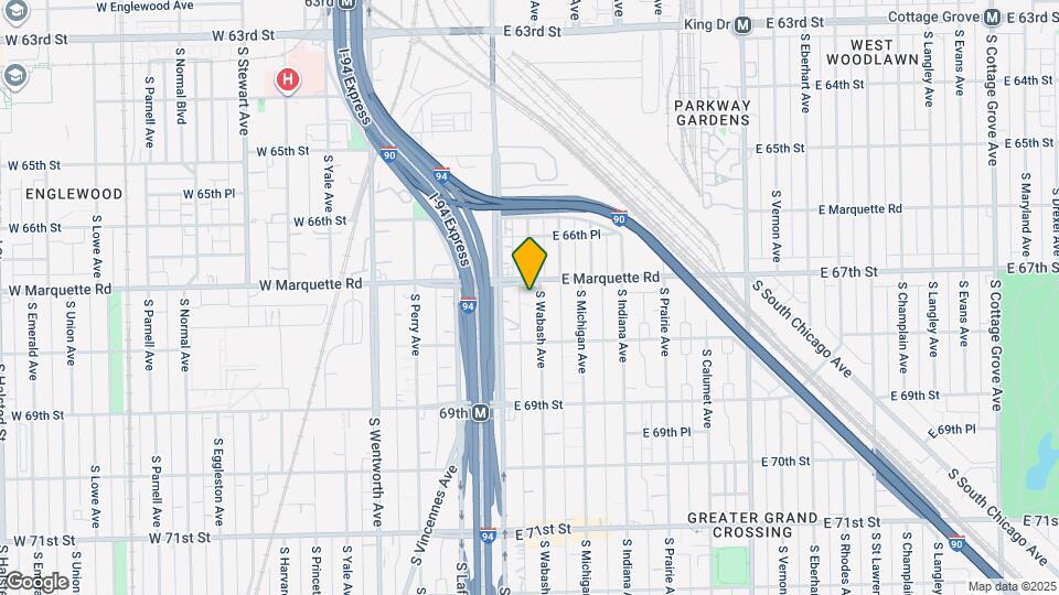 6712 S Wabash Ave Map and Location Details