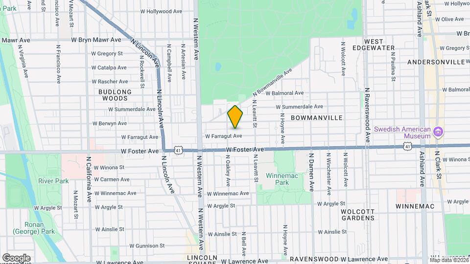 2244 W Farragut Ave Map and Location Details