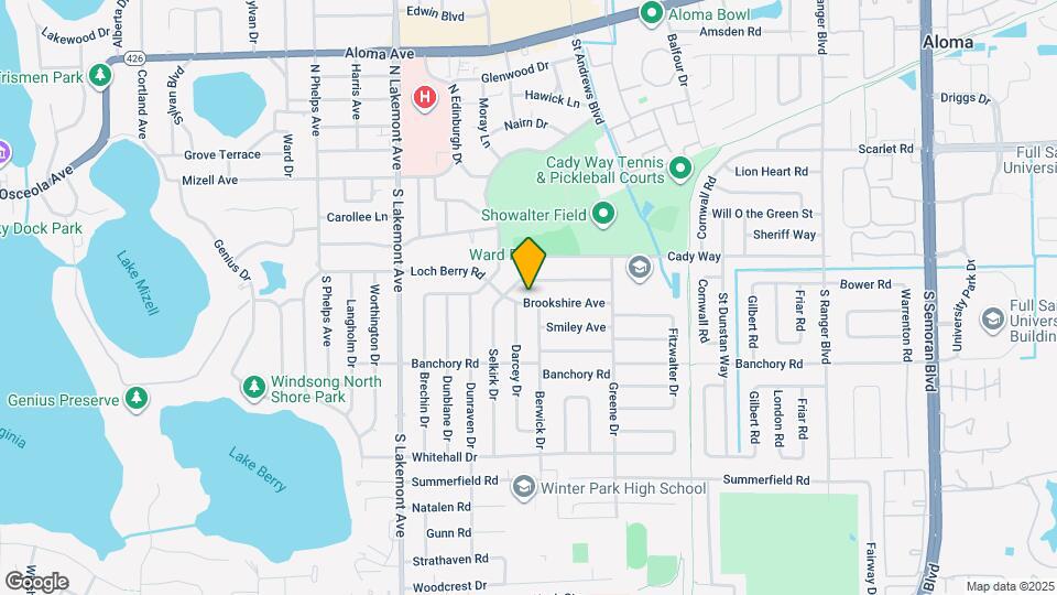 2213 Brookshire Ave Map and Location Details