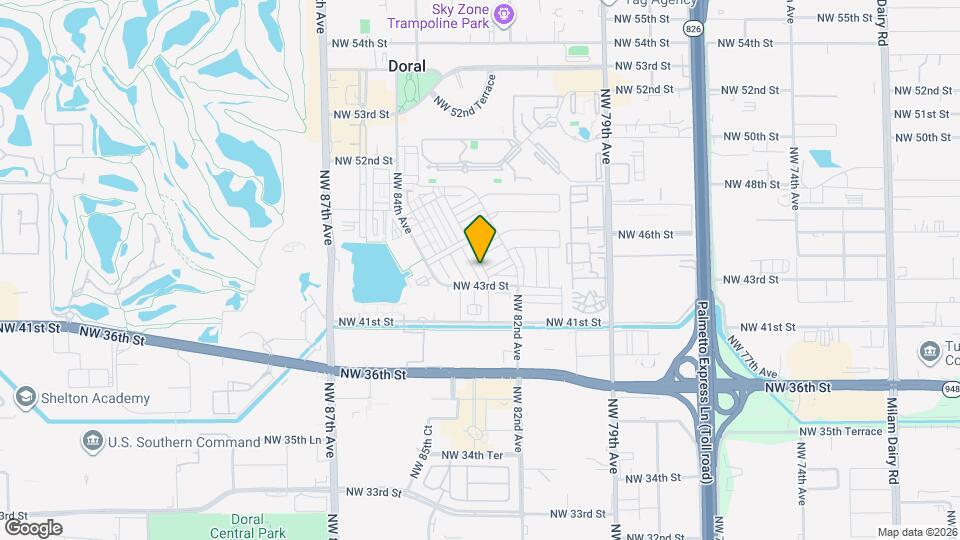 4470 NW 83rd Ave Map and Location Details