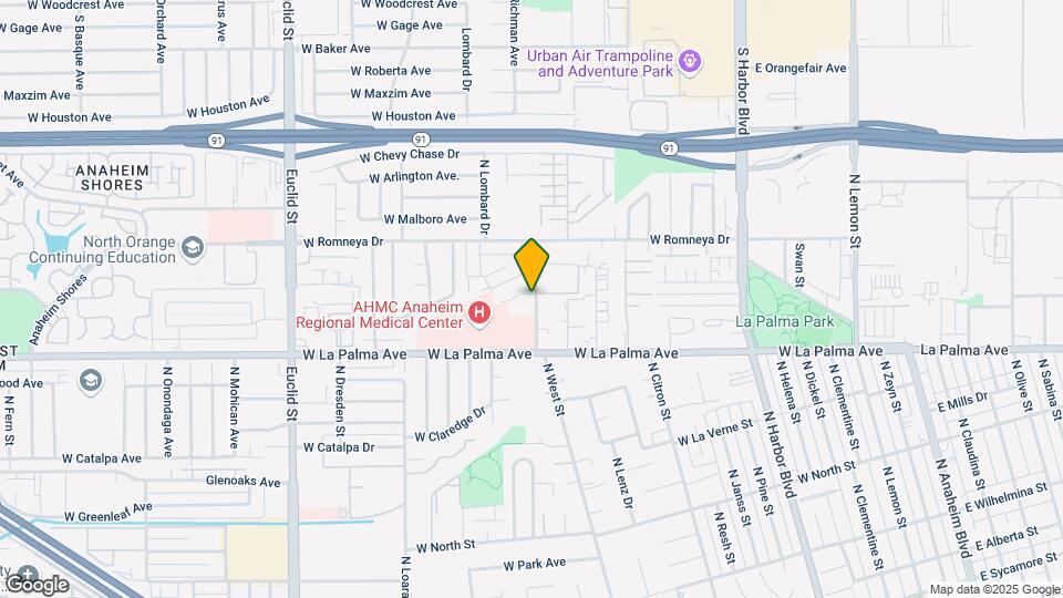 1145 N West St Map and Location Details