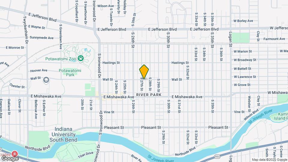 802 S 27th St Map and Location Details