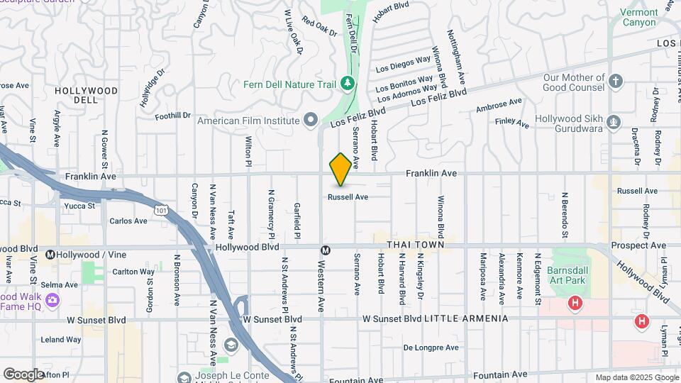 5425 Russell Ave Map and Location Details