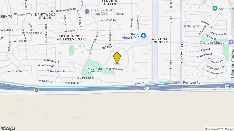 4661 W Whitten St Map and Location Details