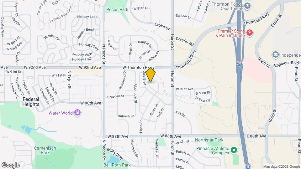 9048 Gale Blvd Map and Location Details
