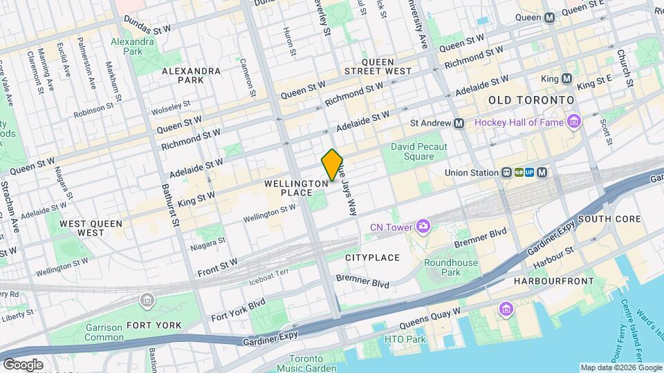 350 Wellington St W Map and Location Details