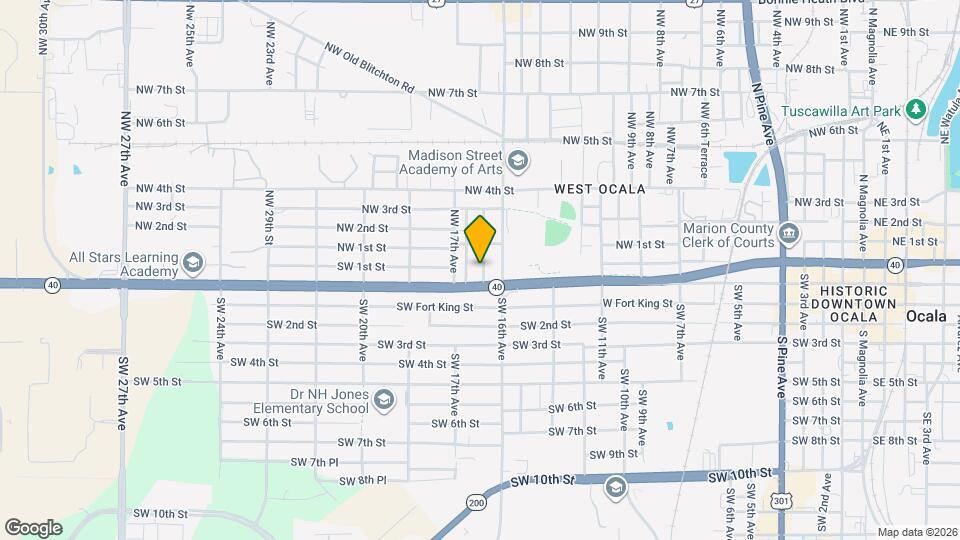 12 NW 16th Ct Map and Location Details