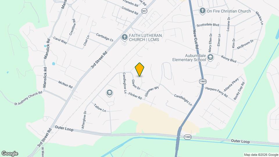 8210 Candelabrum Pl Map and Location Details