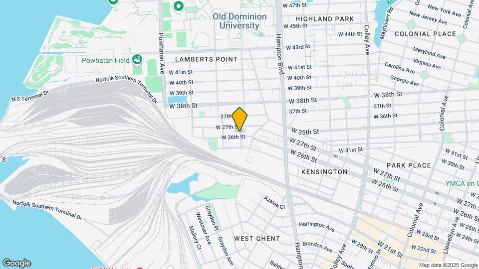 1300 W 26th St Map and Location Details