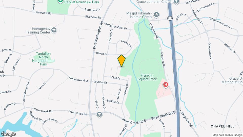 11801 Asbury Dr Map and Location Details