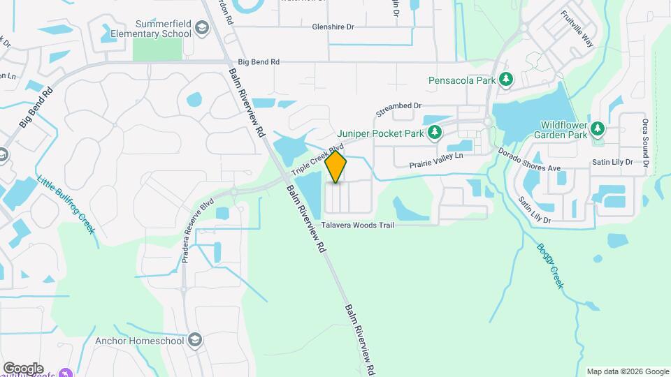 13407 Lake Monroe Pl Mapa y Detalles de la Ubicación