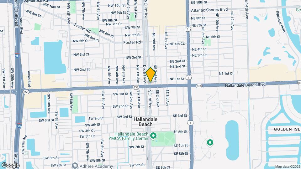101 E Hallandale Beach Blvd, Unit A Mapa y Detalles de la Ubicación