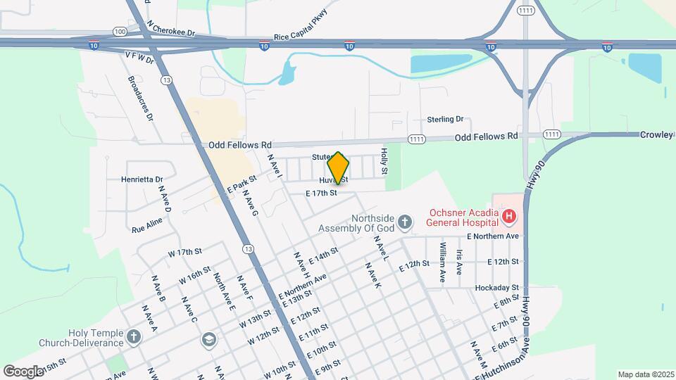 551 E 17th St Map and Location Details