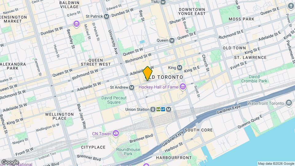 101 King St W, Unit 101 Map and Location Details