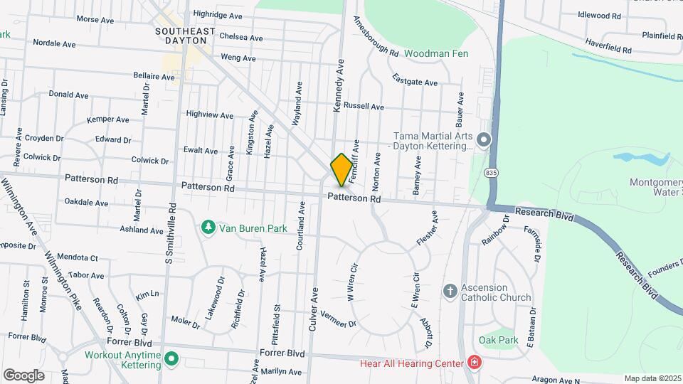 1631 Watervliet Ave Map and Location Details