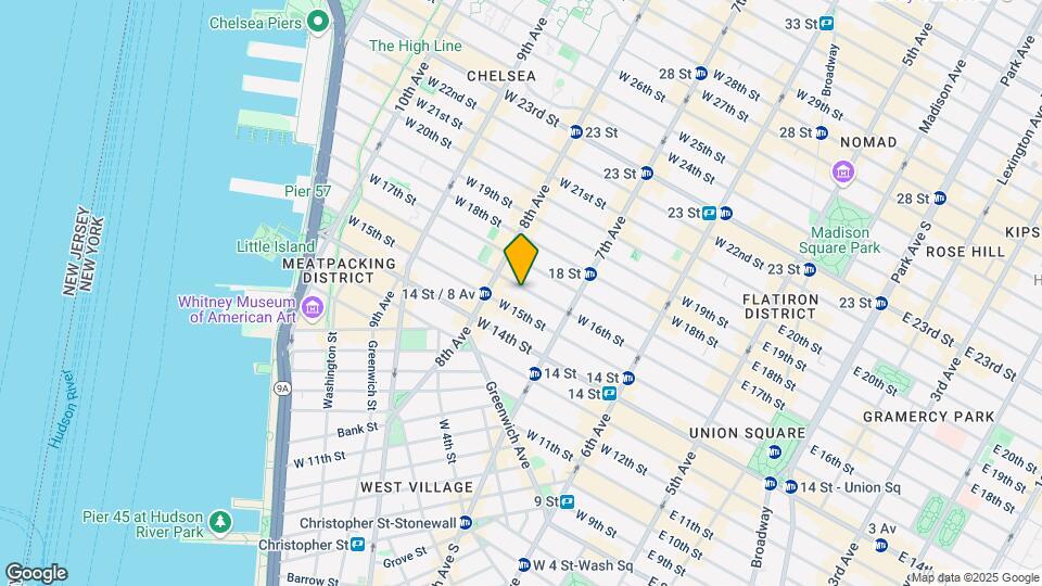 240 W 16th St Mapa y Detalles de la Ubicación