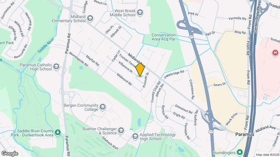 157 Windsor Rd Map and Location Details