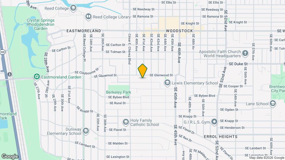 4111 SE Cooper St Map and Location Details