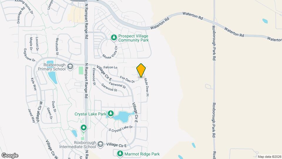 9606 Fox Den Dr Map and Location Details